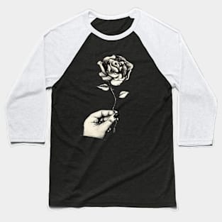 HAND TAKE FLOWER . WOMEN Baseball T-Shirt